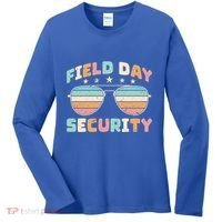 Funny Teacher Field Day Security Gift Women's Long Sleeve Shirt thumb 0
