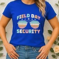 Funny Teacher Field Day Security Gift Women's T-Shirt thumb 2
