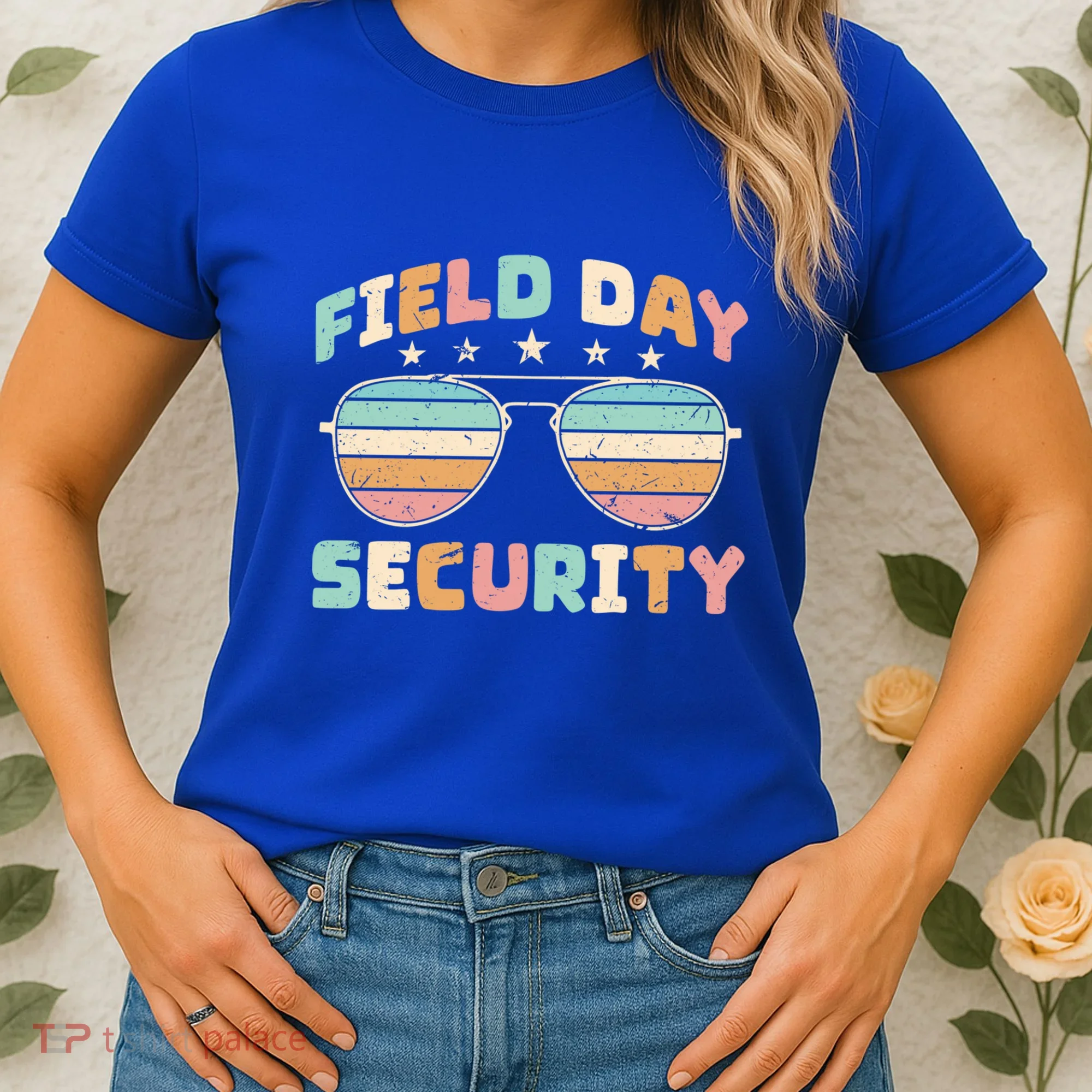 Funny Teacher Field Day Security Gift Women's T-Shirt