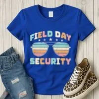 Funny Teacher Field Day Security Gift Women's T-Shirt thumb 3