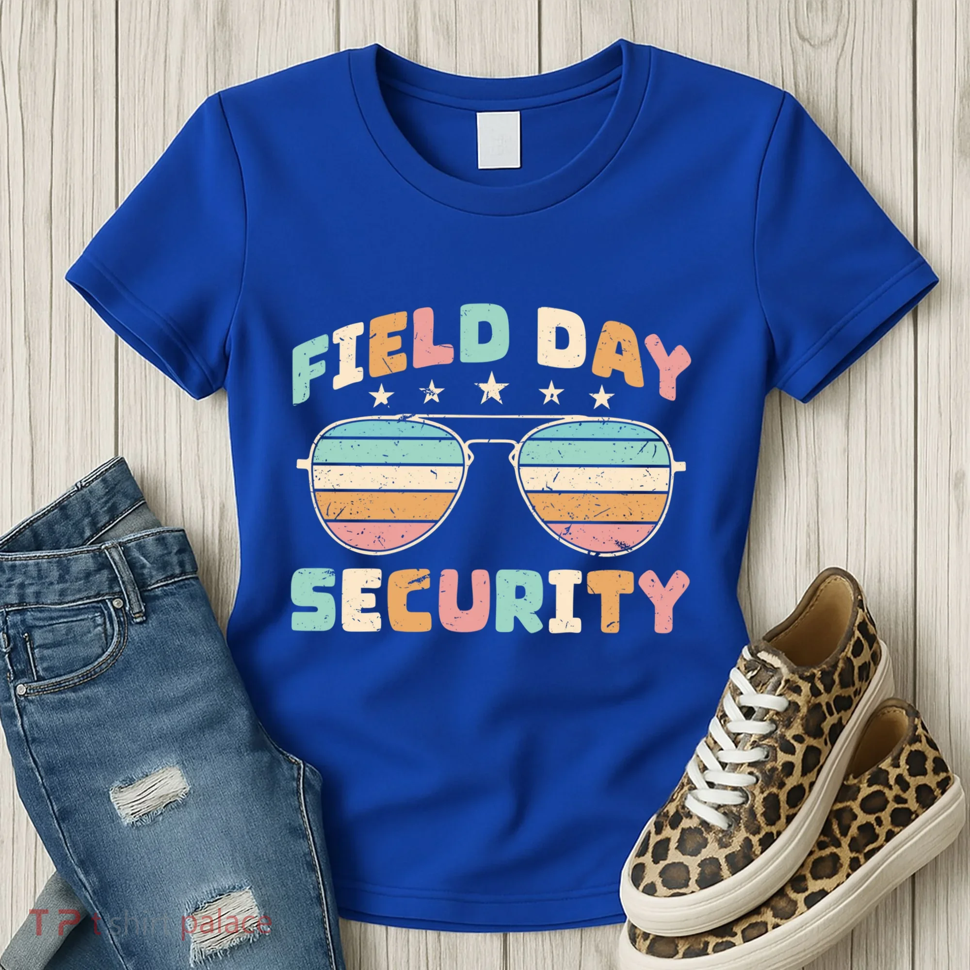 Funny Teacher Field Day Security Gift Women's T-Shirt