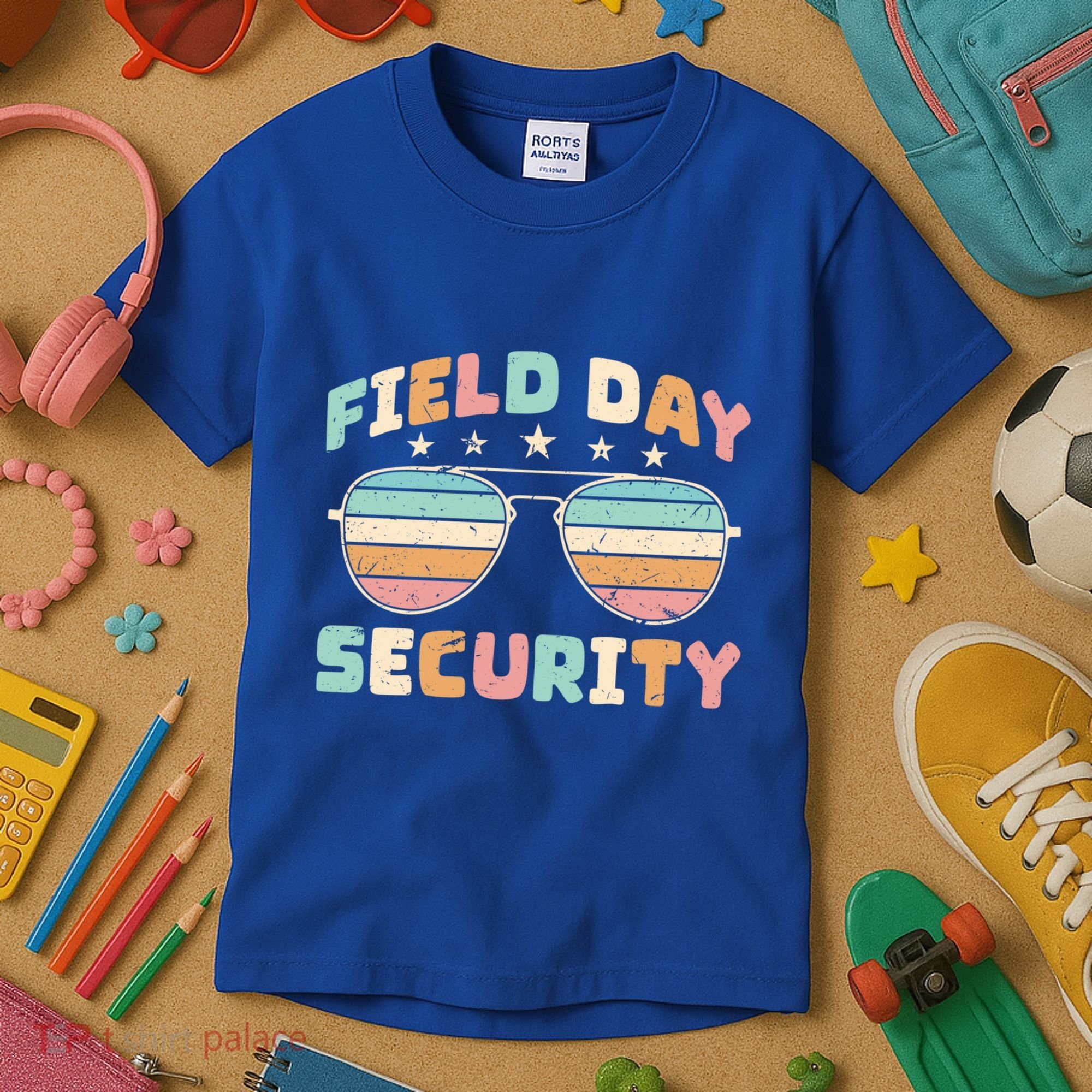 Funny Teacher Field Day Security Gift Kids T-Shirt