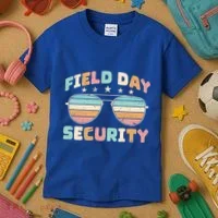 Funny Teacher Field Day Security Gift Kids T-Shirt thumb 3