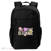 Floral The Future Is Female Backpack thumb 0