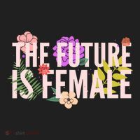 Floral The Future Is Female Tumbler thumb 3