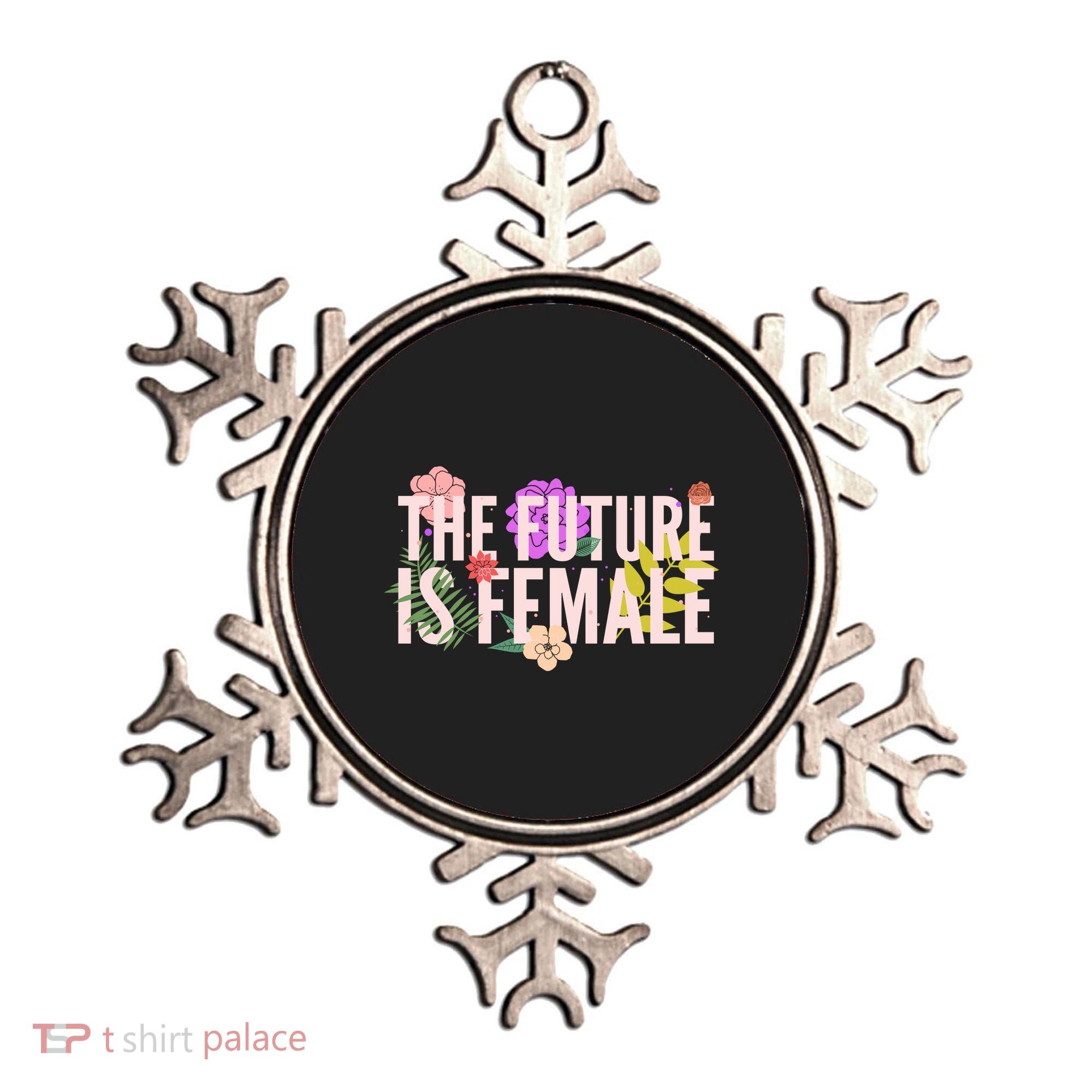 Floral The Future Is Female Ornament