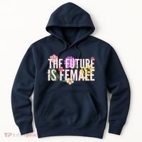 Floral The Future Is Female Hoodie thumb 0