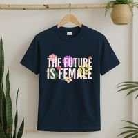 Floral The Future Is Female T-Shirt thumb 2