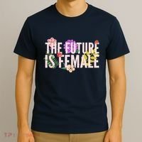 Floral The Future Is Female T-Shirt thumb 3