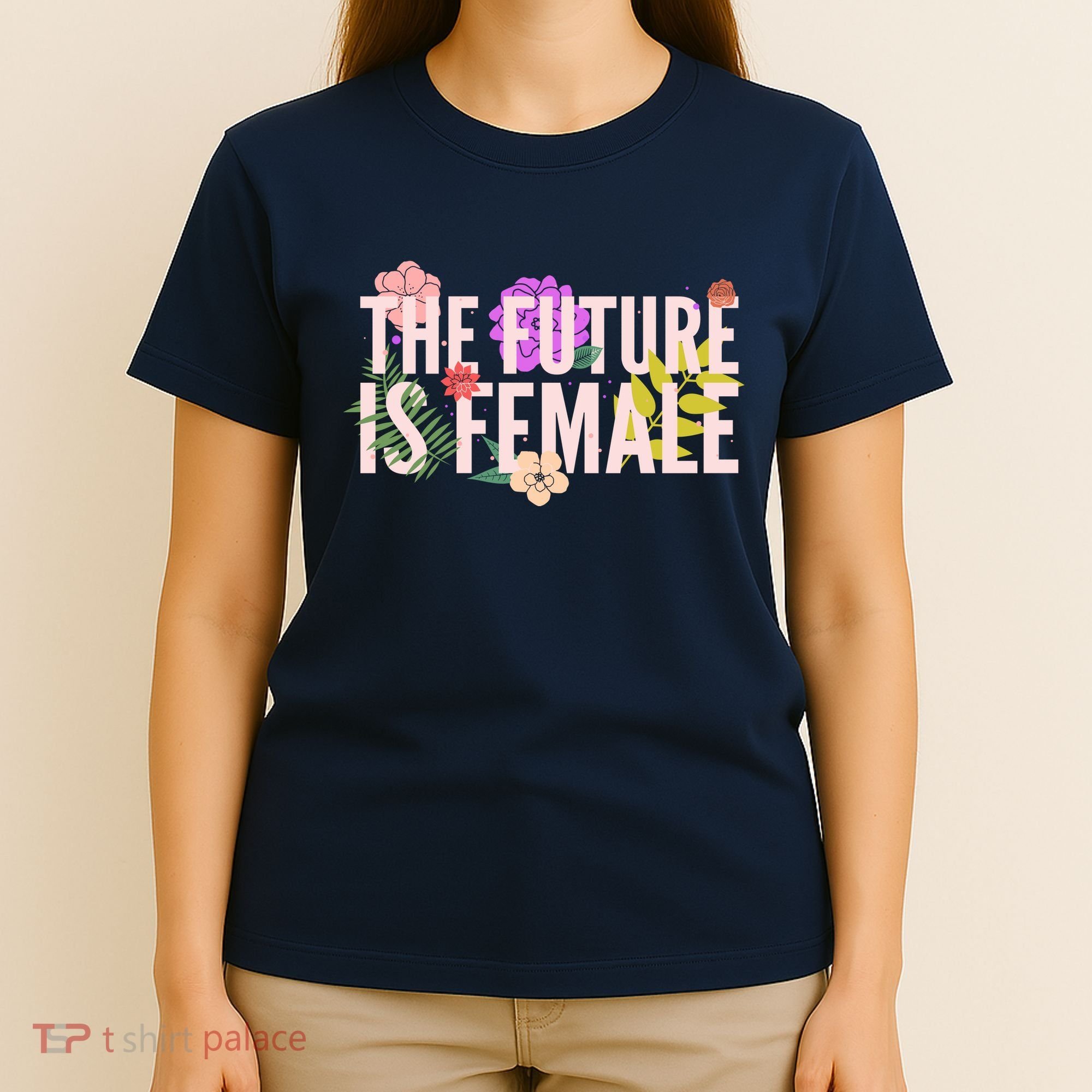 Floral The Future Is Female T-Shirt
