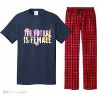 Floral The Future Is Female Pajama Set thumb 0