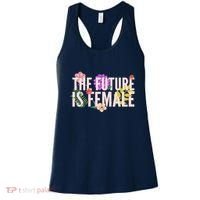 Floral The Future Is Female Women's Tank Top thumb 0