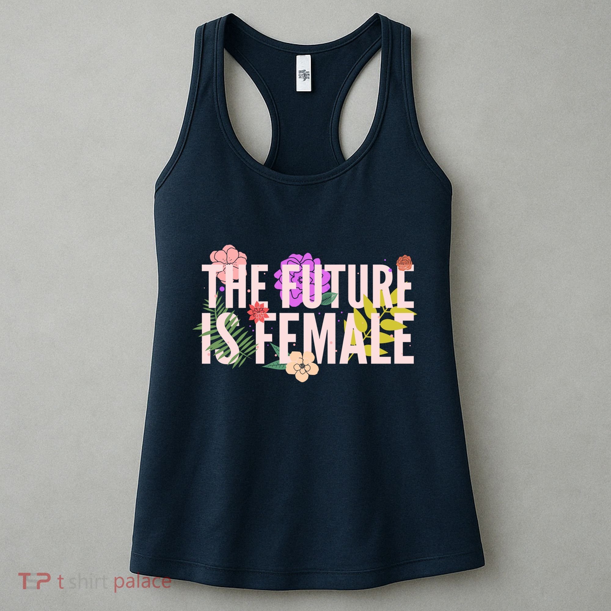 Floral The Future Is Female Women's Tank Top