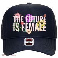 Floral The Future Is Female Hat thumb 0
