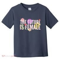 Floral The Future Is Female Toddler T-Shirt thumb 0