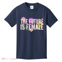 Floral The Future Is Female Kids T-Shirt thumb 0