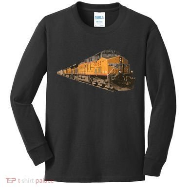 Freight Train Kids Long Sleeve Shirt