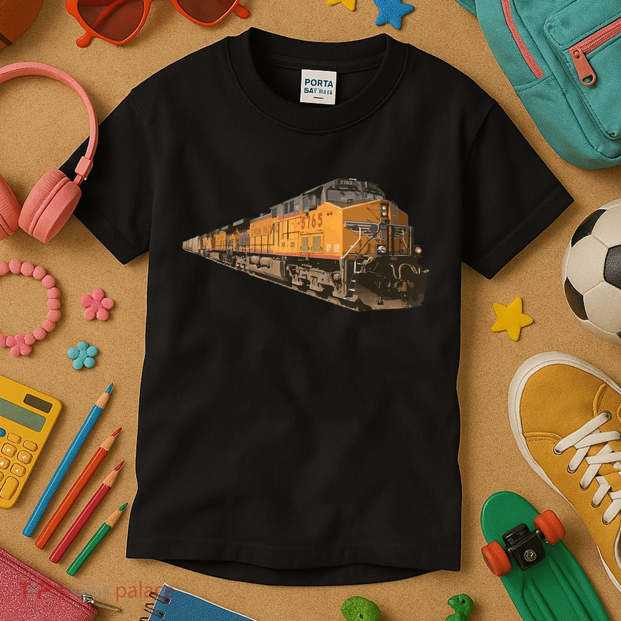 Freight Train Kids T-Shirt