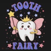 Funny Tooth Fairy Halloween Costume For Women Long Sleeve Shirt thumb 2
