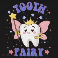 Funny Tooth Fairy Halloween Costume For Women Tank Top thumb 6