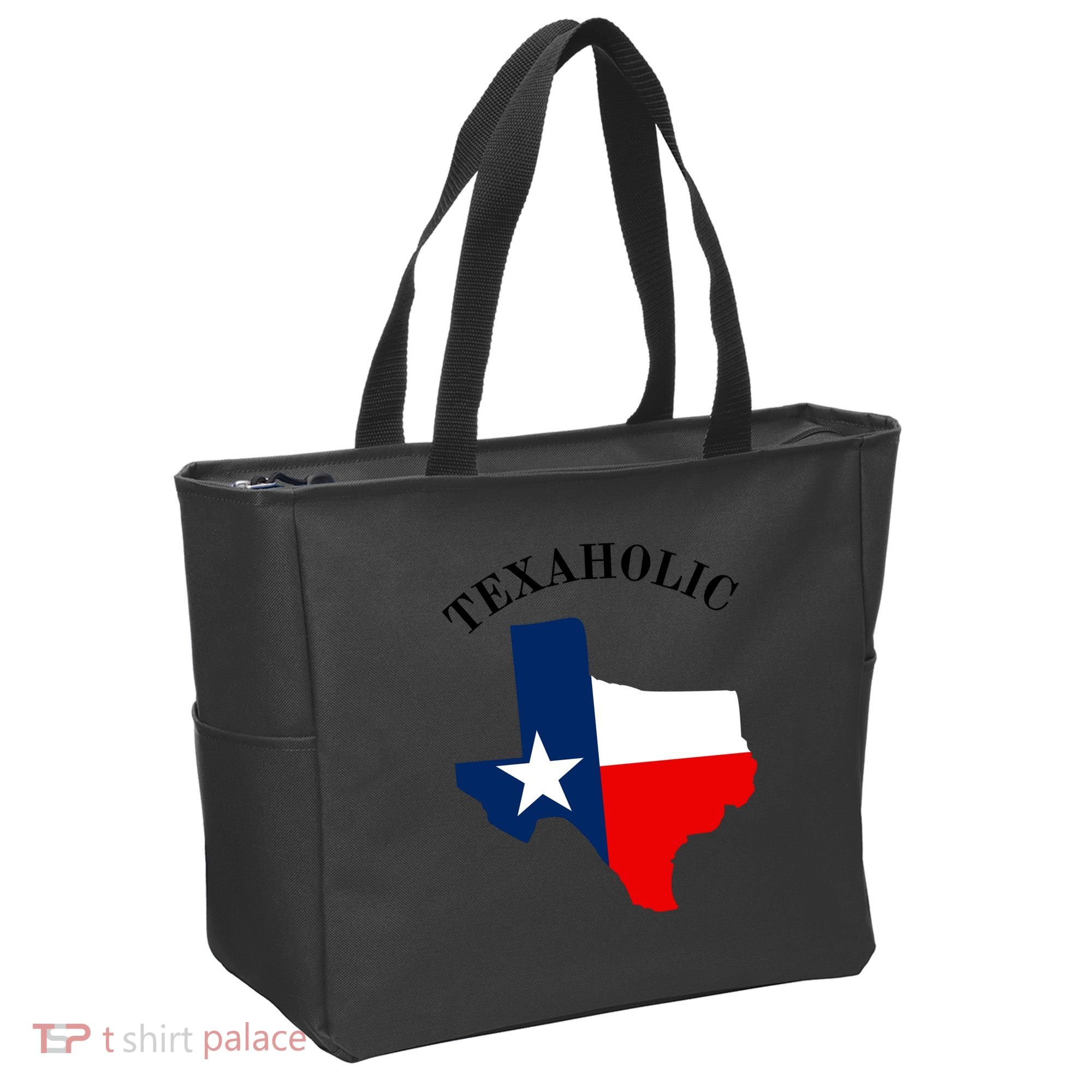 Funny Texaholic Tote Bag