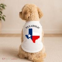 Funny Texaholic Doggie Tank thumb 2