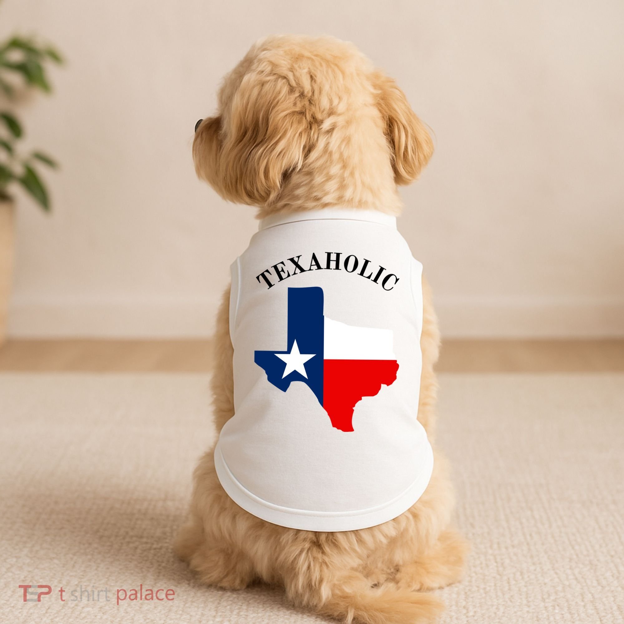Funny Texaholic Doggie Tank