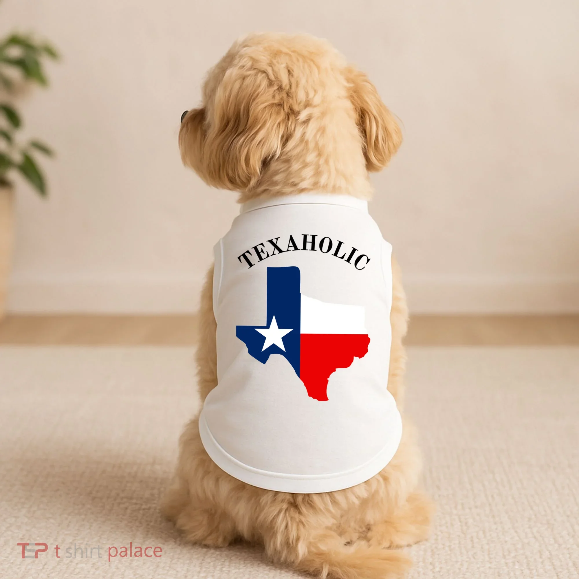 Funny Texaholic Doggie Tank