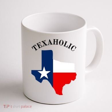 Funny Texaholic Coffee Mug back