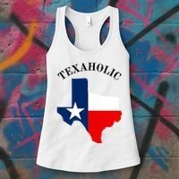 Funny Texaholic Women's Tank Top thumb 3