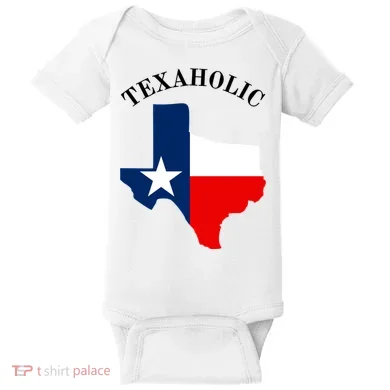 Funny Texaholic Baby Bodysuit