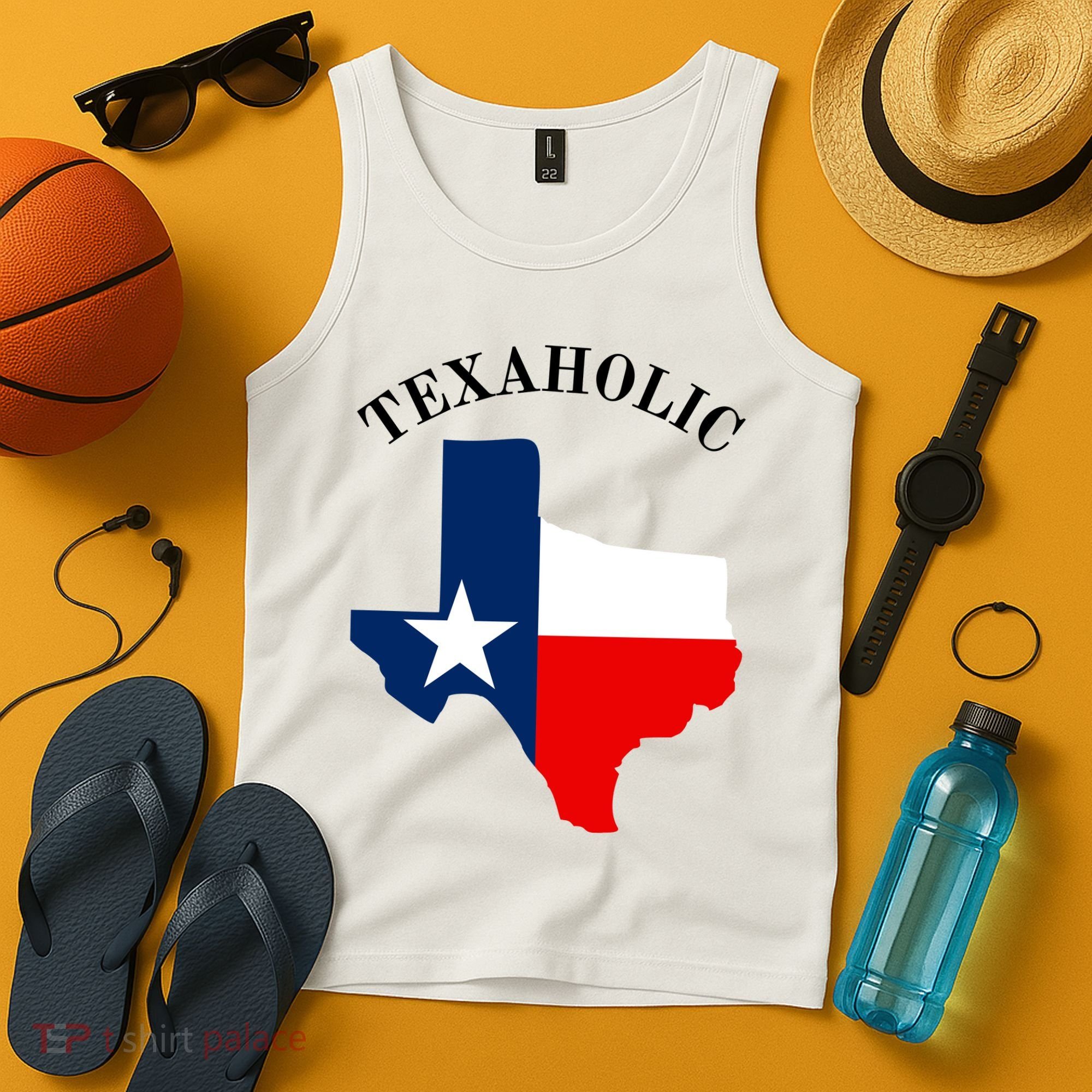 Funny Texaholic Tank Top