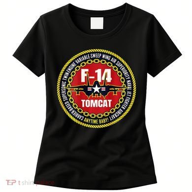 F14 Tomcat Fighter Jet Military Aircraft Design Women's T-Shirt