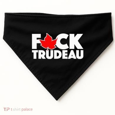 F@ck Trudeau USA-Made Doggie Bandana