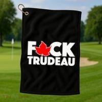 F@ck Trudeau Golf Towel thumb 1