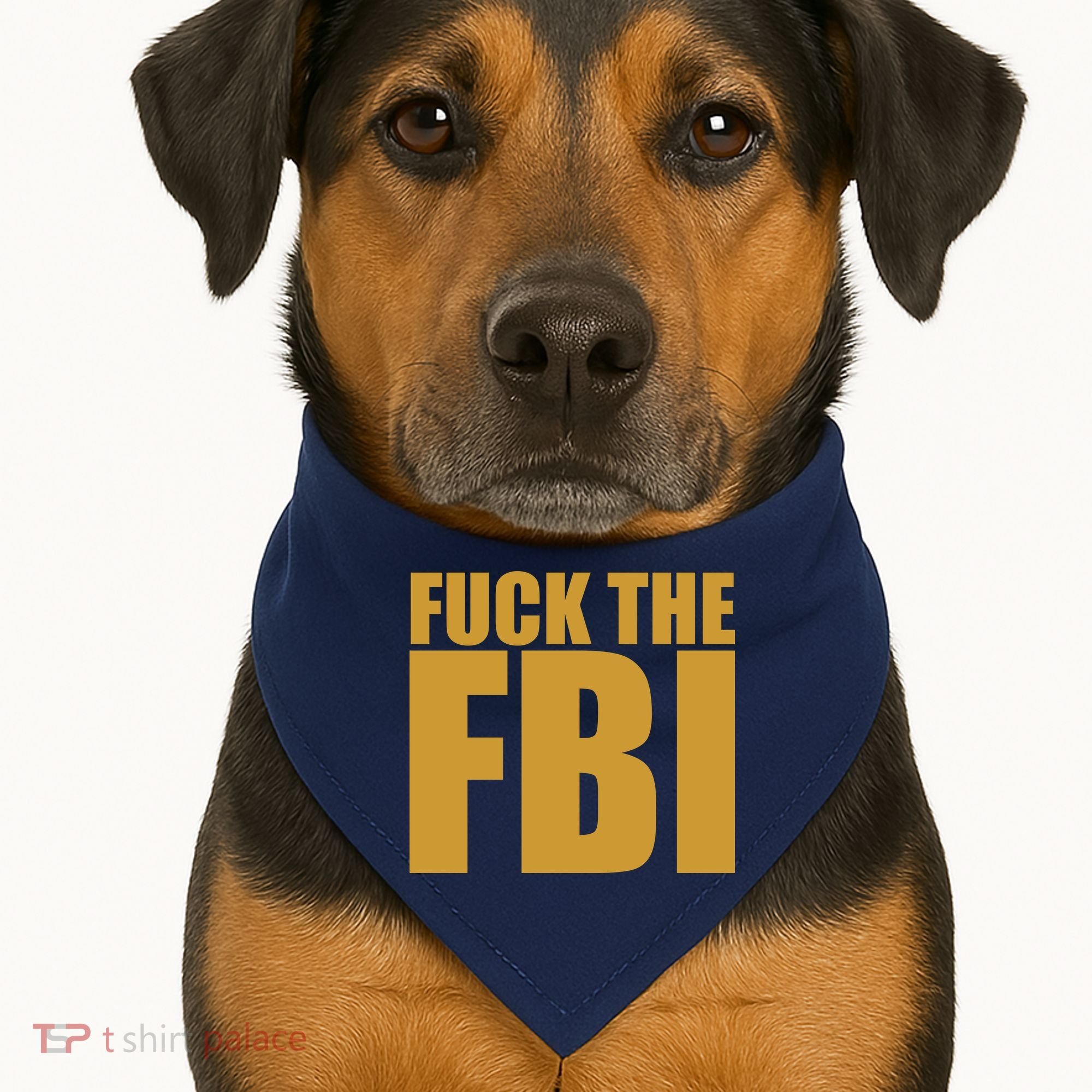 Fuck The FBI USA-Made Doggie Bandana