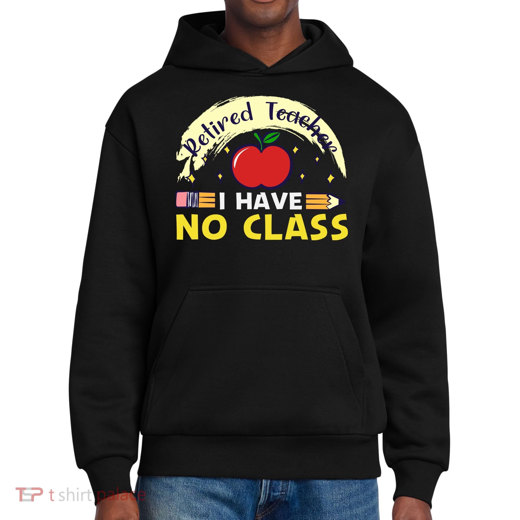 Funny Teacher Funny Retirement Retired Teacher Funny Quotes District V.I.T. Heavyweight Hoodie