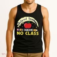 Funny Teacher Funny Retirement Retired Teacher Funny Quotes Tank Top thumb 3