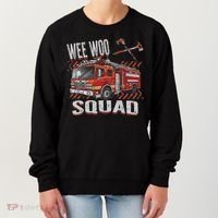 Fire Truck Firefighters Lovers Wee Woo Squad Women's Sweatshirt thumb 0