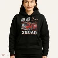 Fire Truck Firefighters Lovers Wee Woo Squad Hoodie thumb 5