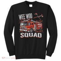 Fire Truck Firefighters Lovers Wee Woo Squad Sweatshirt thumb 0