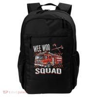 Fire Truck Firefighters Lovers Wee Woo Squad Backpack thumb 0