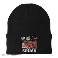 Fire Truck Firefighters Lovers Wee Woo Squad Beanie thumb 0