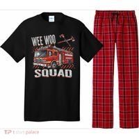 Fire Truck Firefighters Lovers Wee Woo Squad Pajama Set thumb 0