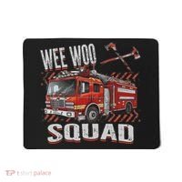 Fire Truck Firefighters Lovers Wee Woo Squad Mousepad thumb 0