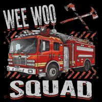 Fire Truck Firefighters Lovers Wee Woo Squad Ornament thumb 1