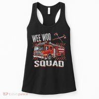 Fire Truck Firefighters Lovers Wee Woo Squad Women's Tank Top thumb 0