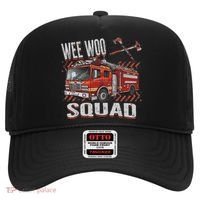 Fire Truck Firefighters Lovers Wee Woo Squad Hat thumb 0
