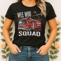 Fire Truck Firefighters Lovers Wee Woo Squad Women's T-Shirt thumb 2