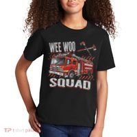 Fire Truck Firefighters Lovers Wee Woo Squad Kids T-Shirt thumb 2